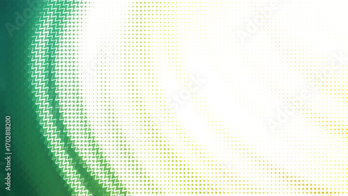 Abstract digital pattern with green and white gradient creating a futuristic and modern background with subtle texture and light effects