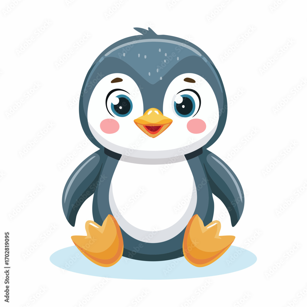 Fototapeta premium Niedliches Pinguinbaby