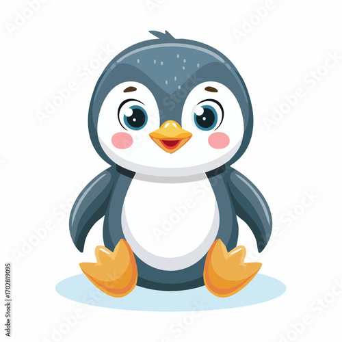 Niedliches Pinguinbaby