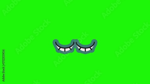 Expressive cartoon eyes convey boredom, apathy, or skepticism perfect for adding character or humor to your project, ideal for social media, presentations, or educational content