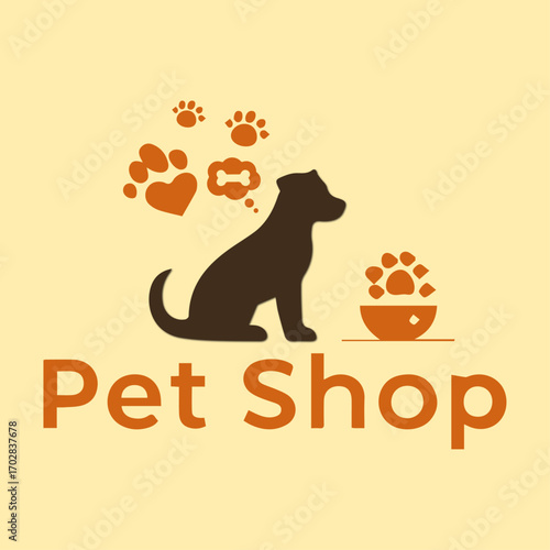 Modern Vector Pet Shop Logo Design 6