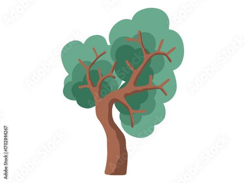 Tropical Rainforest Tree Clip Art
