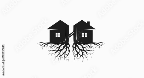 Intertwined homes rooted together a representation of neighborhood connections stability