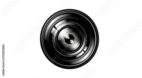 Intricate lens design showcasing photographic precision and optical technology prowess