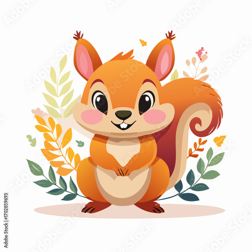 Niedliches Eichhörnchen