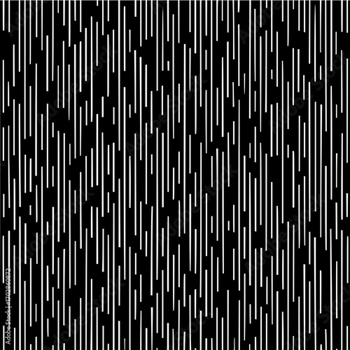 Abstract black and white vertical lines pattern background design for wallpaper and texture vector illustration