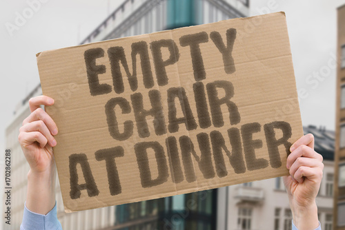 Wallpaper Mural “Empty Chair At Dinner” Absence sets the table too. LOSS. LONGING. FAMILY. MEMORY. QUIET. PLACE. Torontodigital.ca