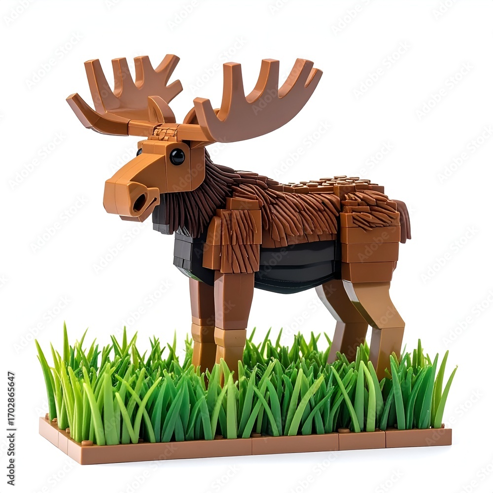 Fototapeta premium Moose toy model