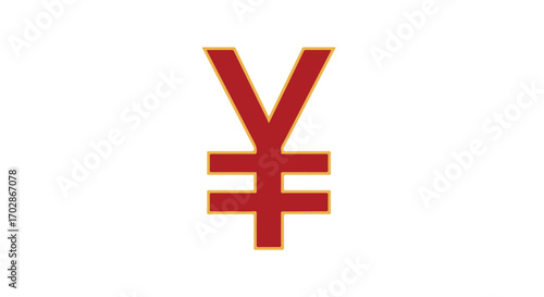 Symbolic representation of yen currency highlighting financial concepts for global economics analysis and currency exchange rates dynamics