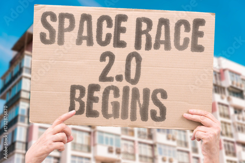 Wallpaper Mural “Space Race 2.0 Begins” AI, lunar missions, and moon bases signal a renewed era of space exploration and geopolitics. SPACE. RACE. MOON. AI. EXPLORATION. COMPETITION. FUTURE. Torontodigital.ca