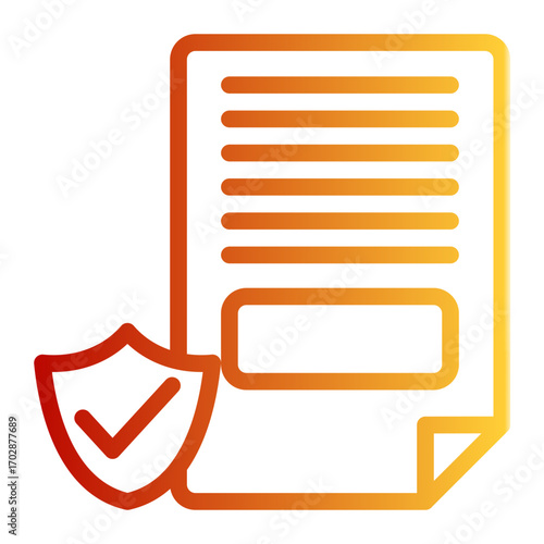 Shield Data Protection Policy (Outline Gradient Style)