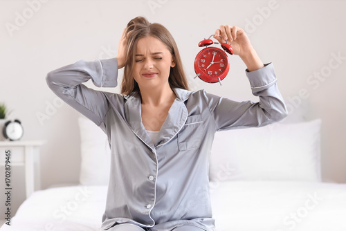 Young woman suffering from ...
