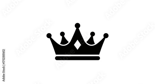 Royal Crown Icon Symbolizing Royalty, Authority, and Power - Vector Graphic