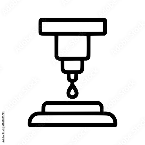 Precision industrial dispensing system applying liquid onto substrate for manufacturing and research applications