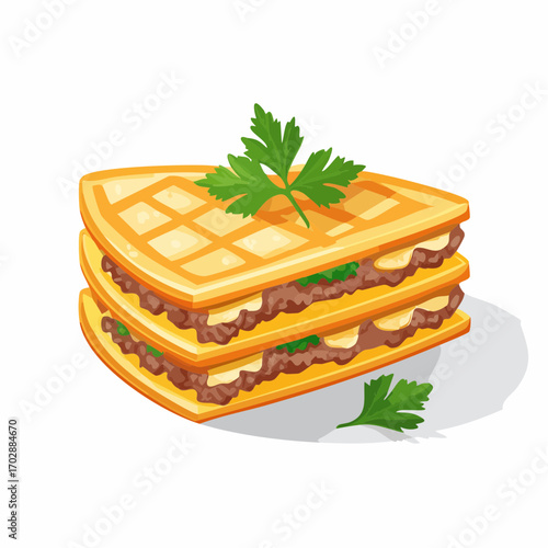Quesadillas mit Hackfleisch, Käse und Koriander