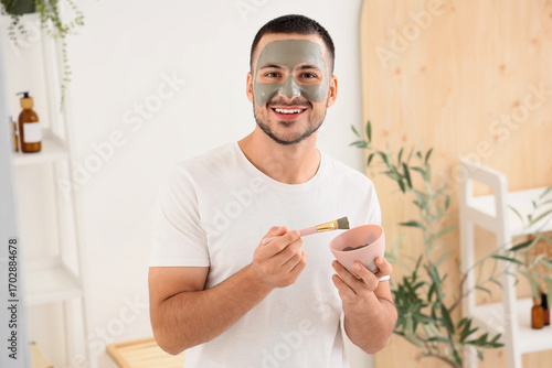 Handsome young happy man wi...