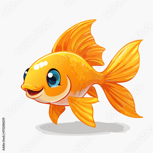 Niedlicher Goldfisch