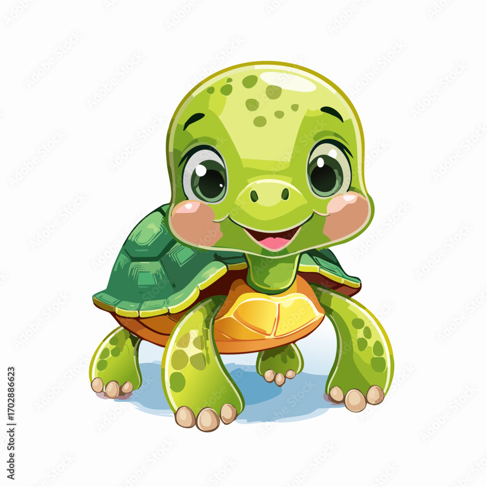 Obraz premium Niedliche Schildkröte