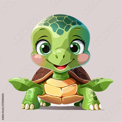 Niedliche Schildkröte