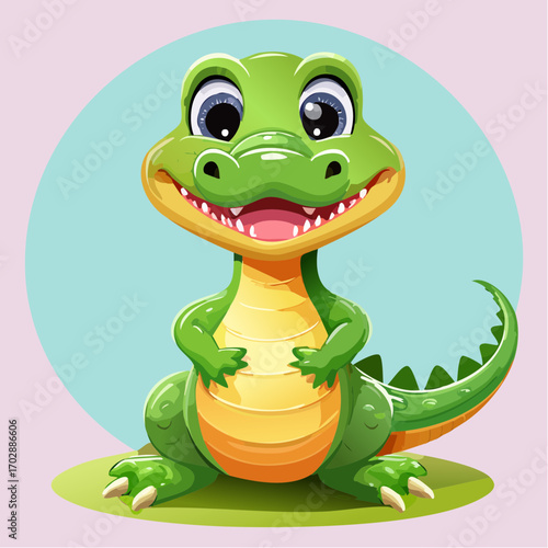 Niedliches Krokodil