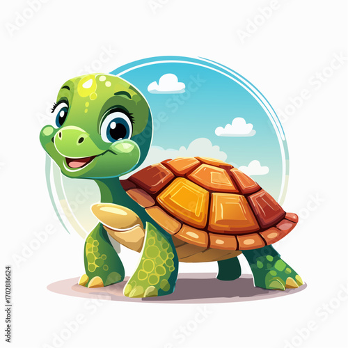 Niedliche Schildkröte