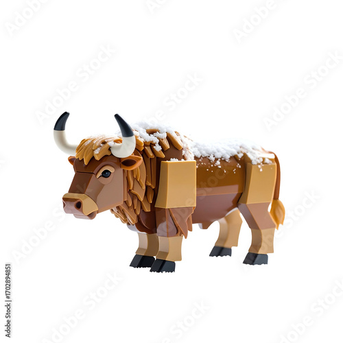 Stylized yak figure