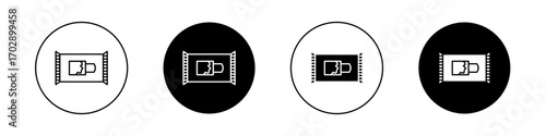 Makeup remover wipes icons vector graphics collection on white background