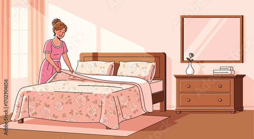 woman in bed