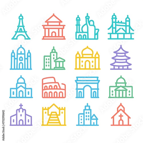  25 Landmark Icons