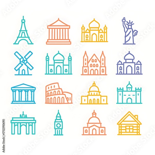  25 Landmark Icons