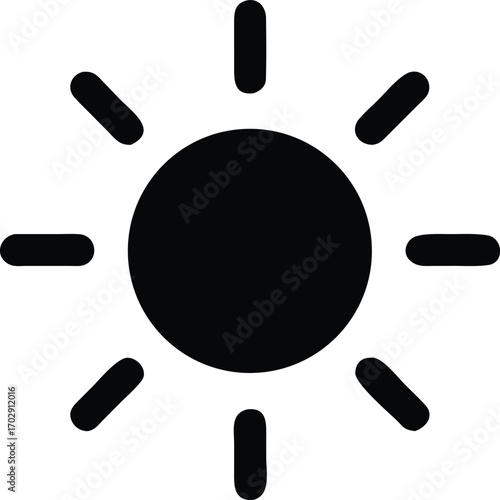 summer background with sun rays in vibrant colors