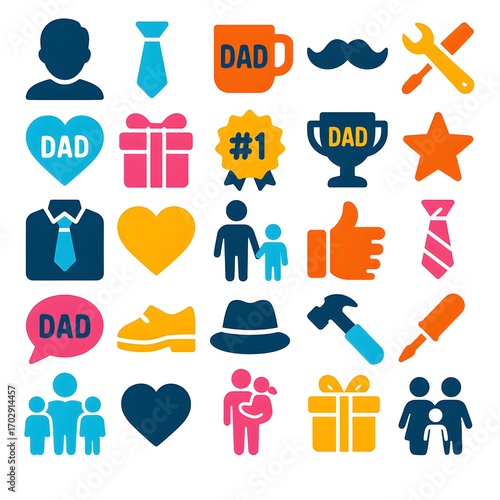 25 Father's Day Icon Pack
