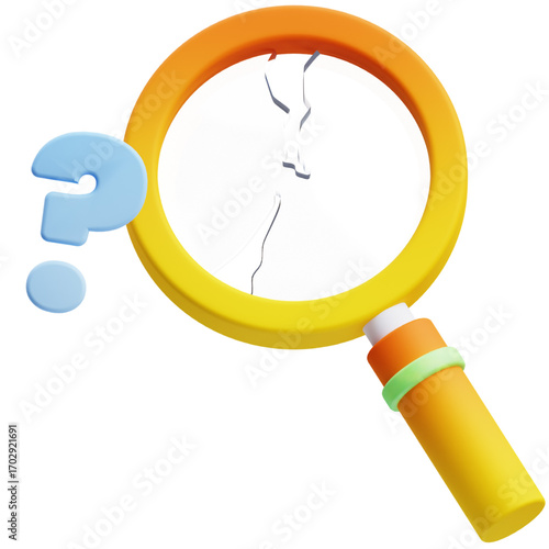 Broken Magnifying Glass Unveiling the Mystery Behind the Cracks
