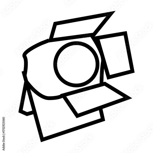 illustration of a photo camera