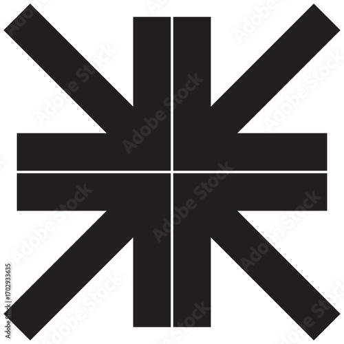 Brutalism Arrow Line