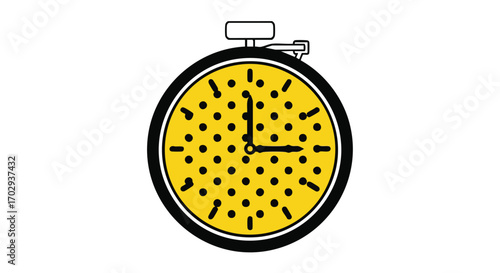Vintage stopwatch symbolizing speed, deadlines, and critical timing for projects and sports