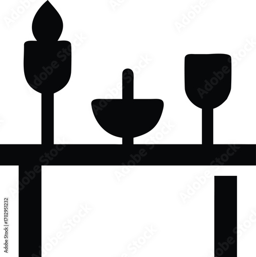 a romantic dinner setup with roses candles and tableware