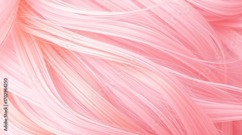 abstract pink hair texture background with some smooth lines in it.