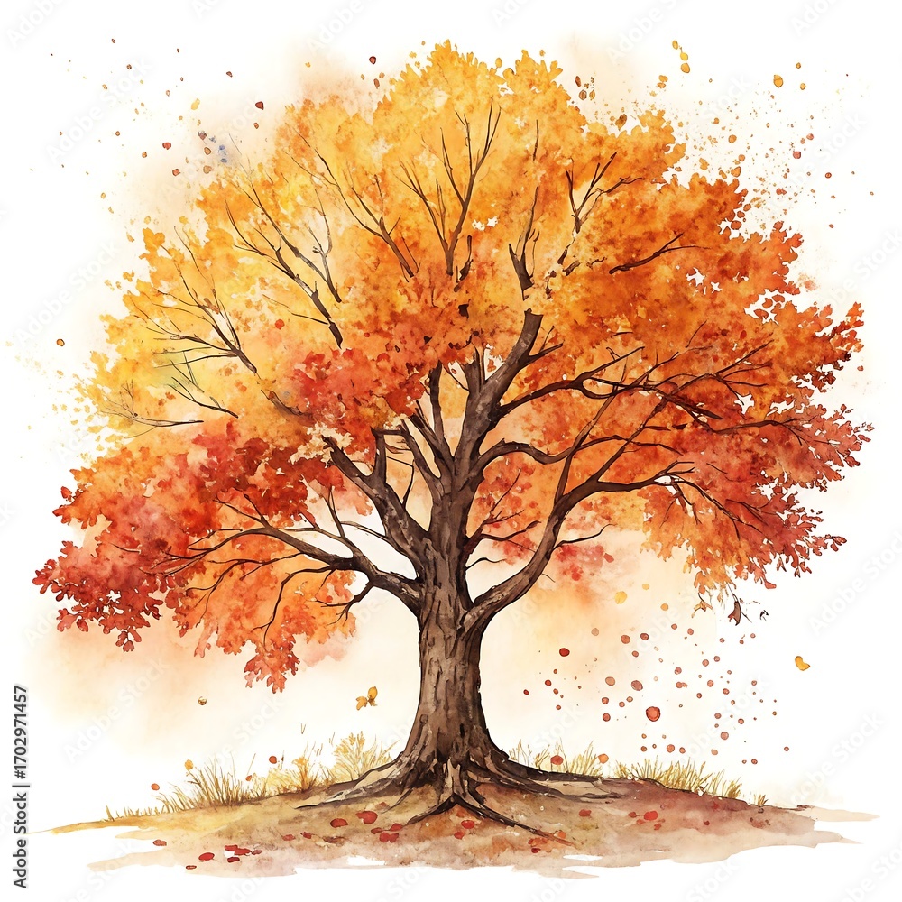 Fototapeta premium autumn tree