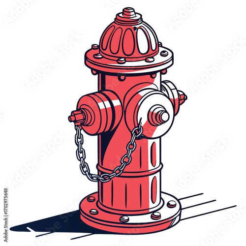 A Single Fire Hydrant on a Street