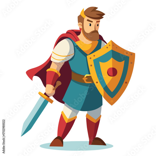 Loyal Prince Fighter with Faithful Shield