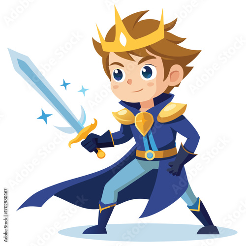 Royal Prince Fighter with Moonlight Saber