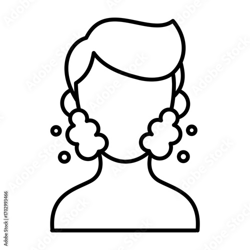 Face Wash Clean and Care Icon