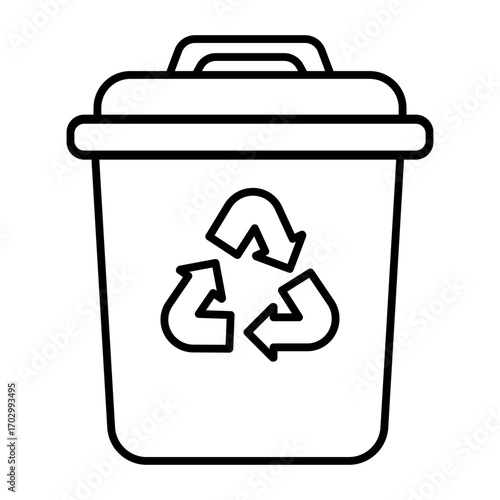 Trash Clean and Care Icon