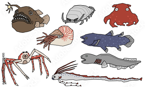 深海魚イラストセット