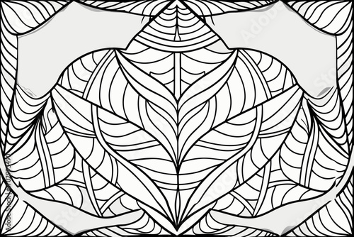 Soft glass kantha vector