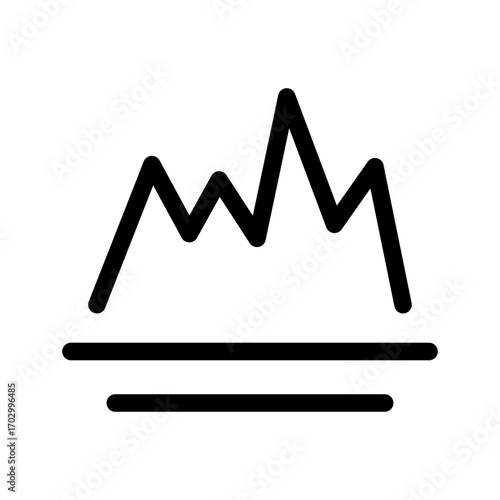 Ice Berg Icon Vector Symbol Design Illustration