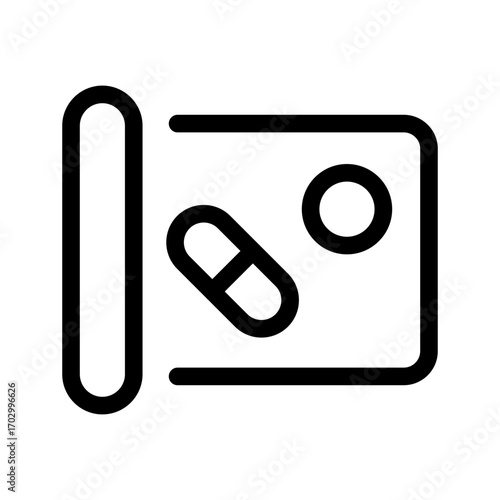 Pills Icon Vector Symbol Design Illustration