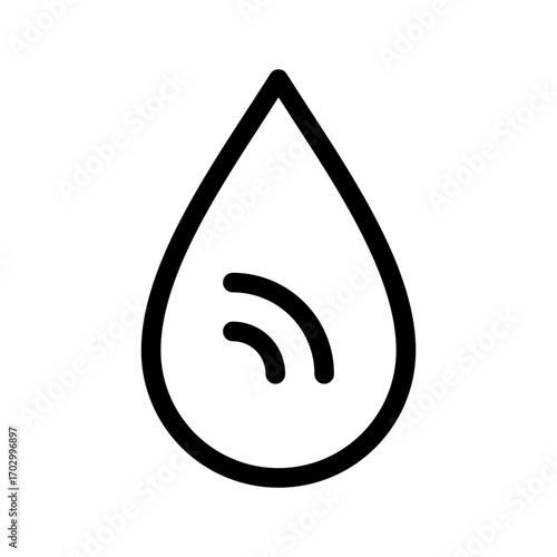 Humidity Sensor Icon Vector Symbol Design Illustration