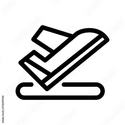 Departure Icon Vector Symbol Design Illustration